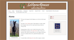 Desktop Screenshot of lavignaalpacas.com